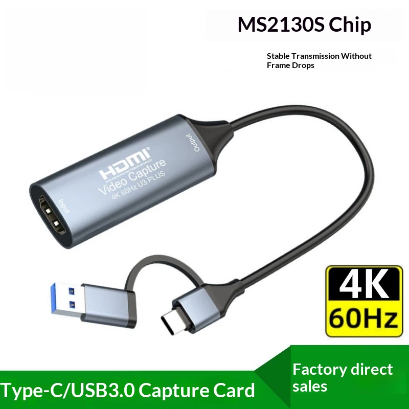 Usb C To Hdmi - USB3.0 Video Capture Card 4K 60Hz