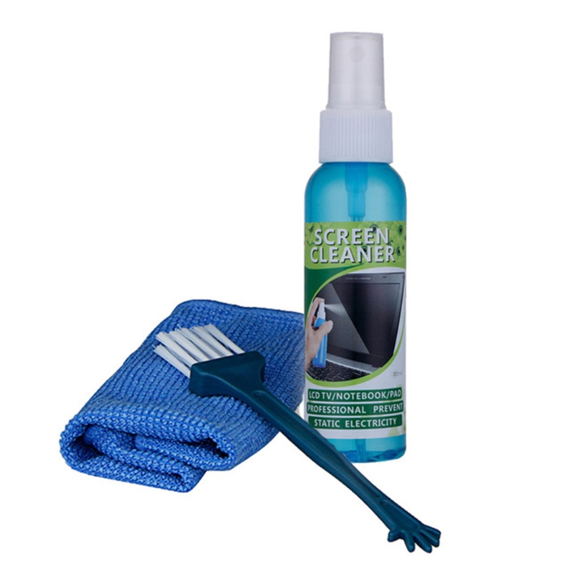 1 Set Brush Cloth Liquid High  - Screen Cleaner Spray 评论和价格