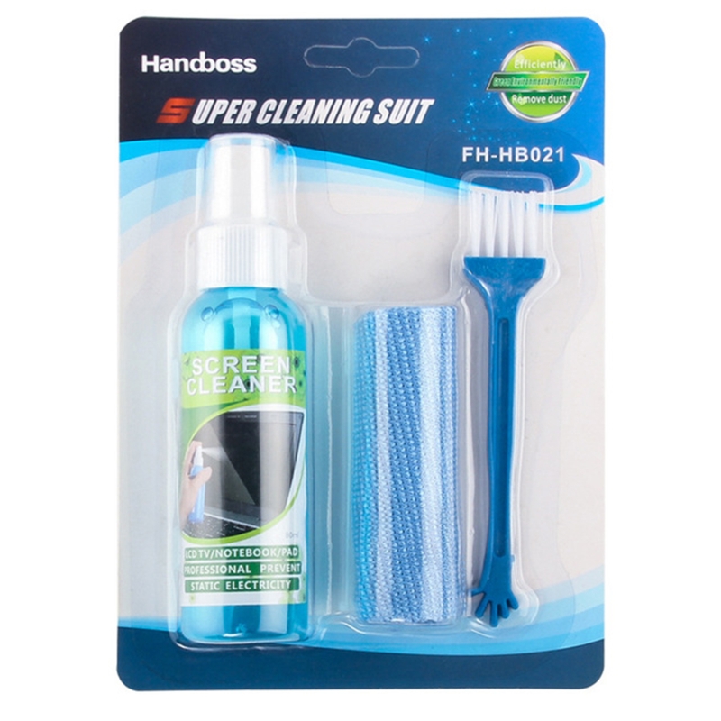 1 Set Brush Cloth Liquid High  - Screen Cleaner Spray 评论和价格