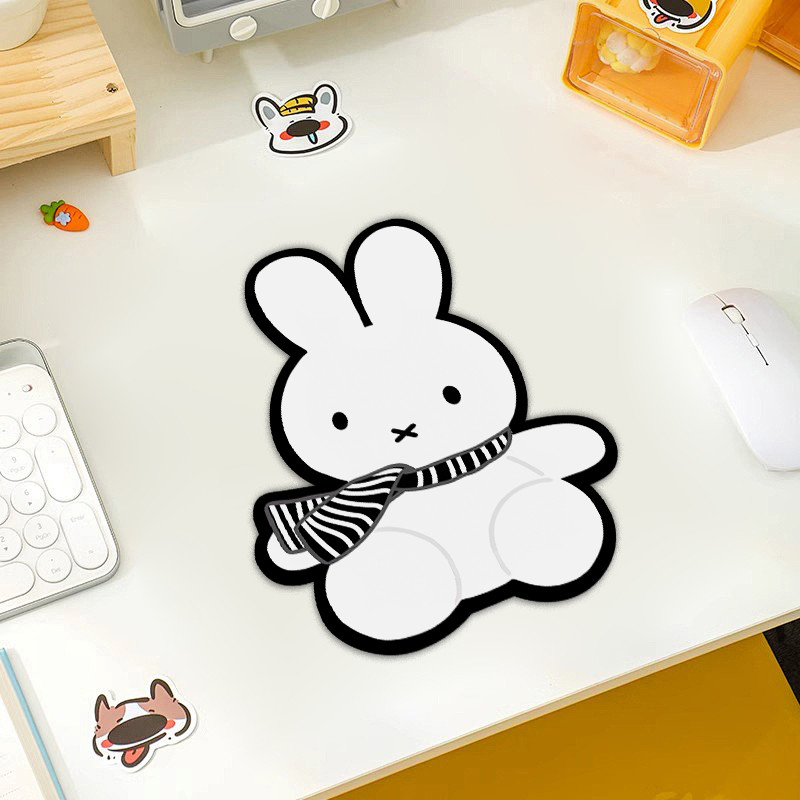 Miffy Mouse Pad Kawaii Cartoon - Tech Accessories For Home Office 评论和价格