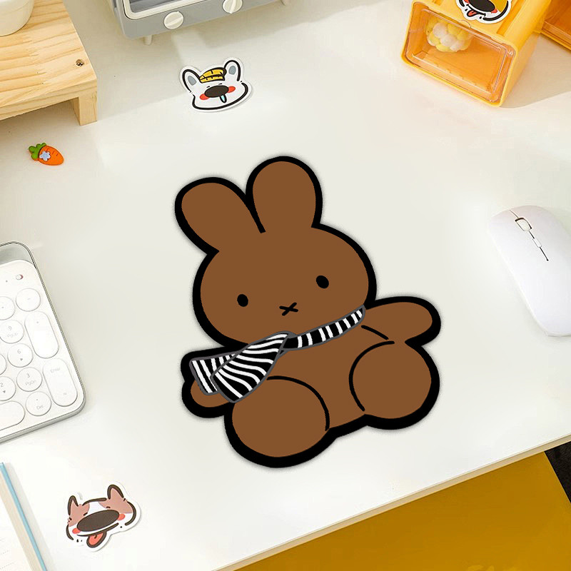 Miffy Mouse Pad Kawaii Cartoon - Tech Accessories For Home Office 评论和价格