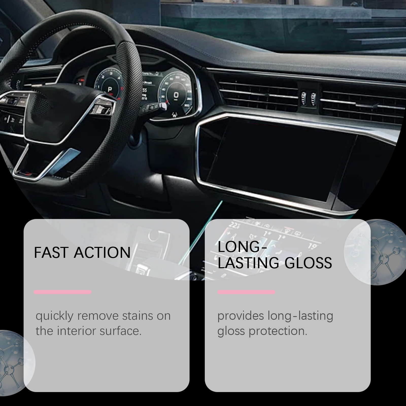 100ml Auto Interior Polish Car - Screen Cleaner Spray 评论和价格