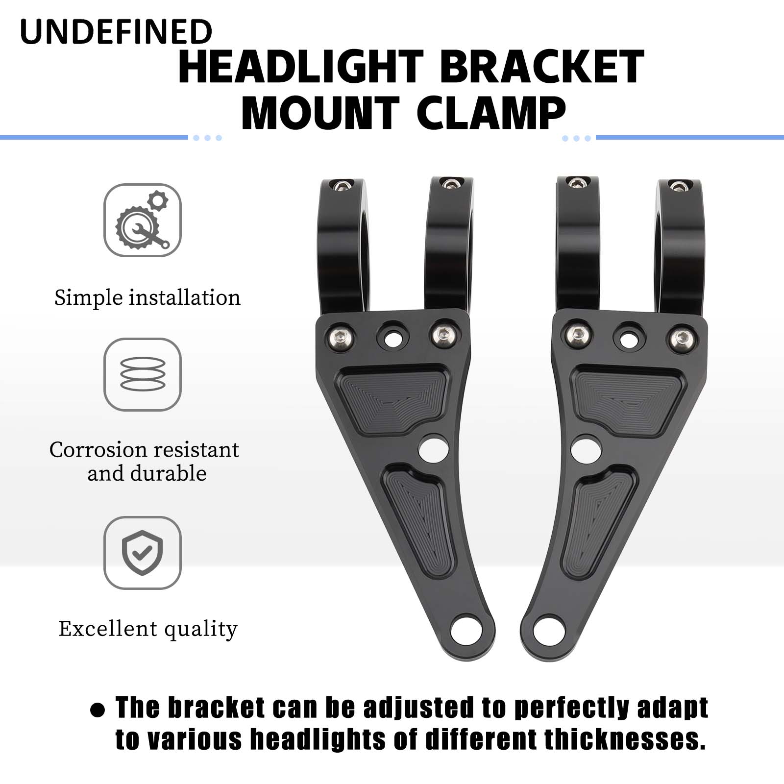 33mm-58mm Headlight Bracket Mo - Tech Q 评论和价格
