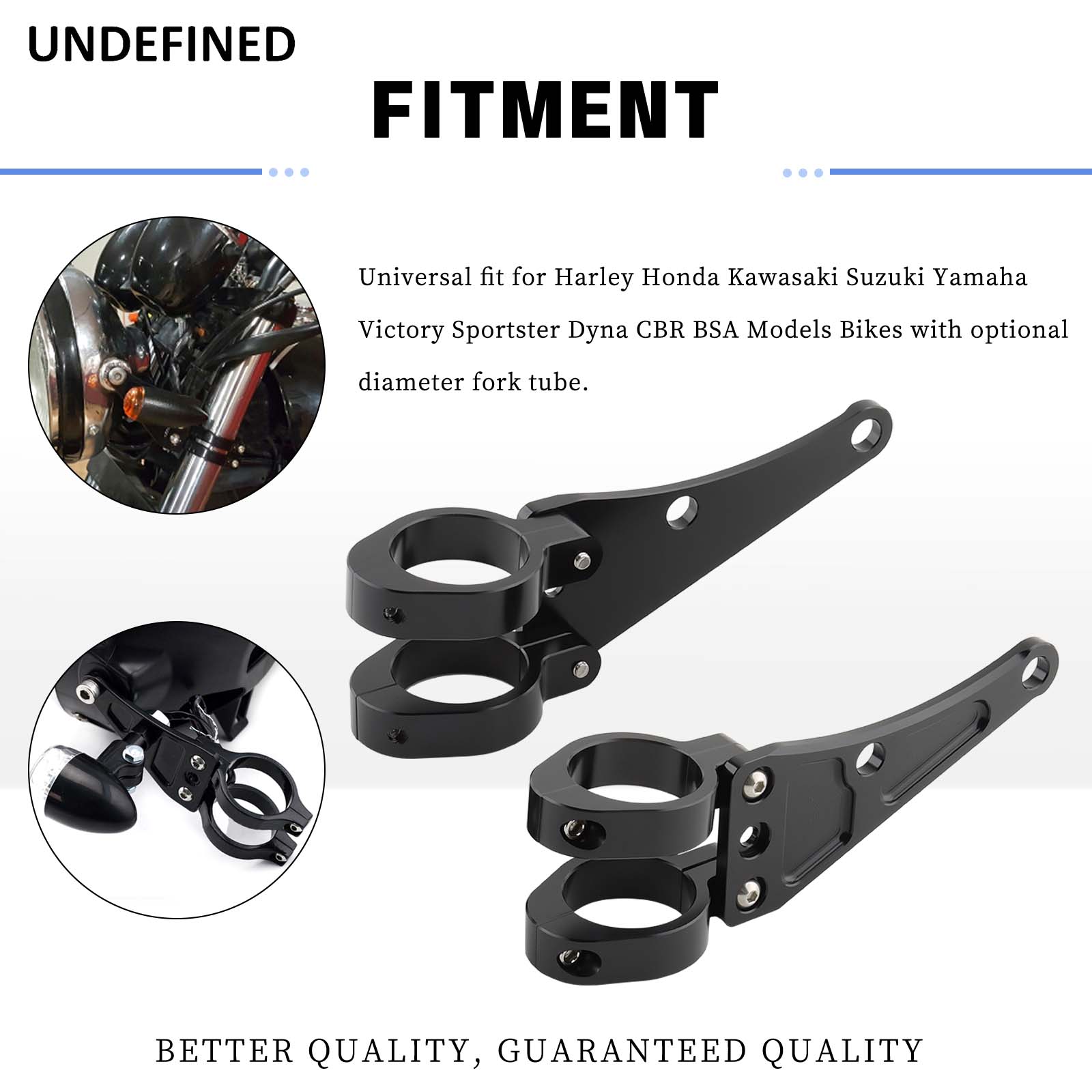 33mm-58mm Headlight Bracket Mo - Tech Q 评论和价格