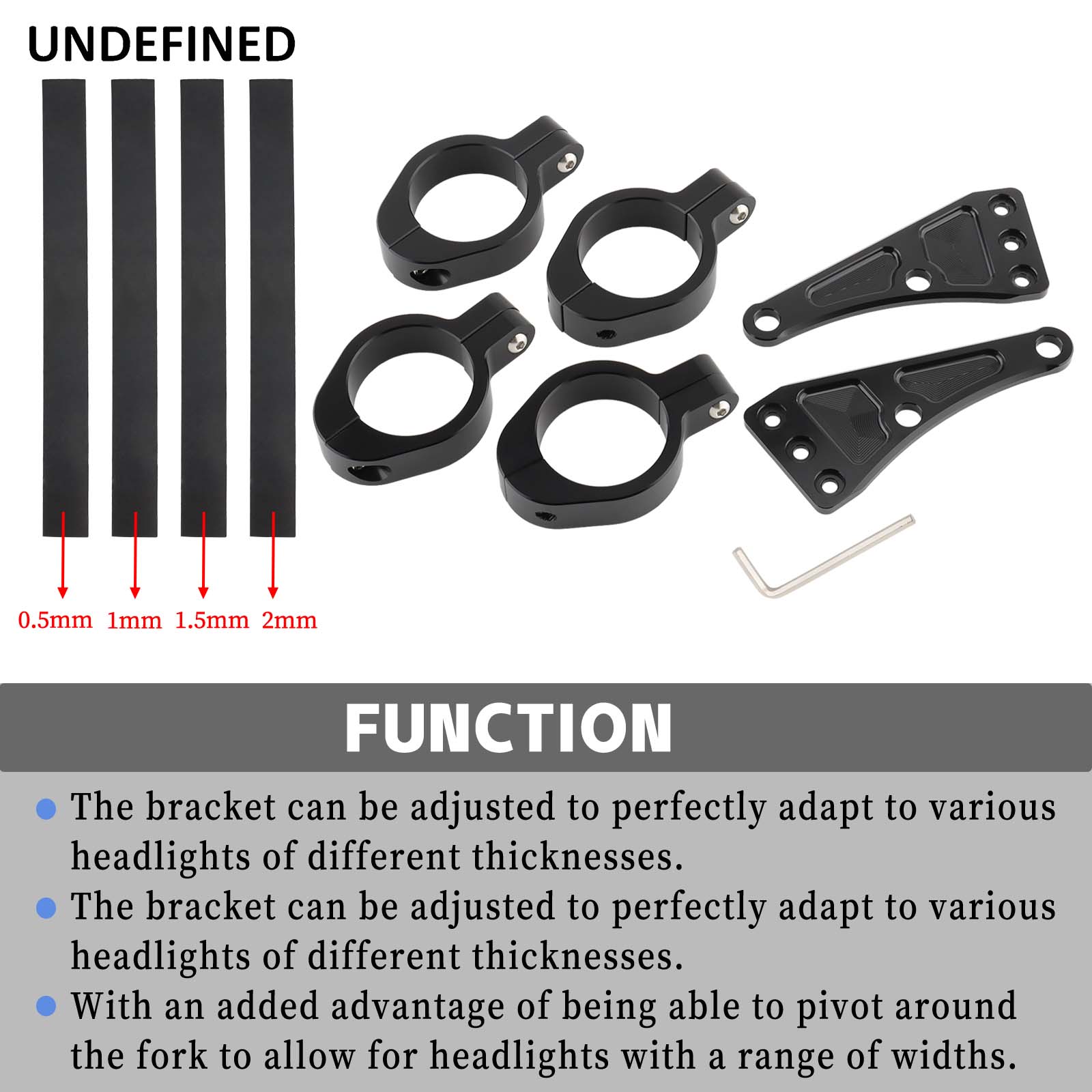 33mm-58mm Headlight Bracket Mo - Tech Q 评论和价格