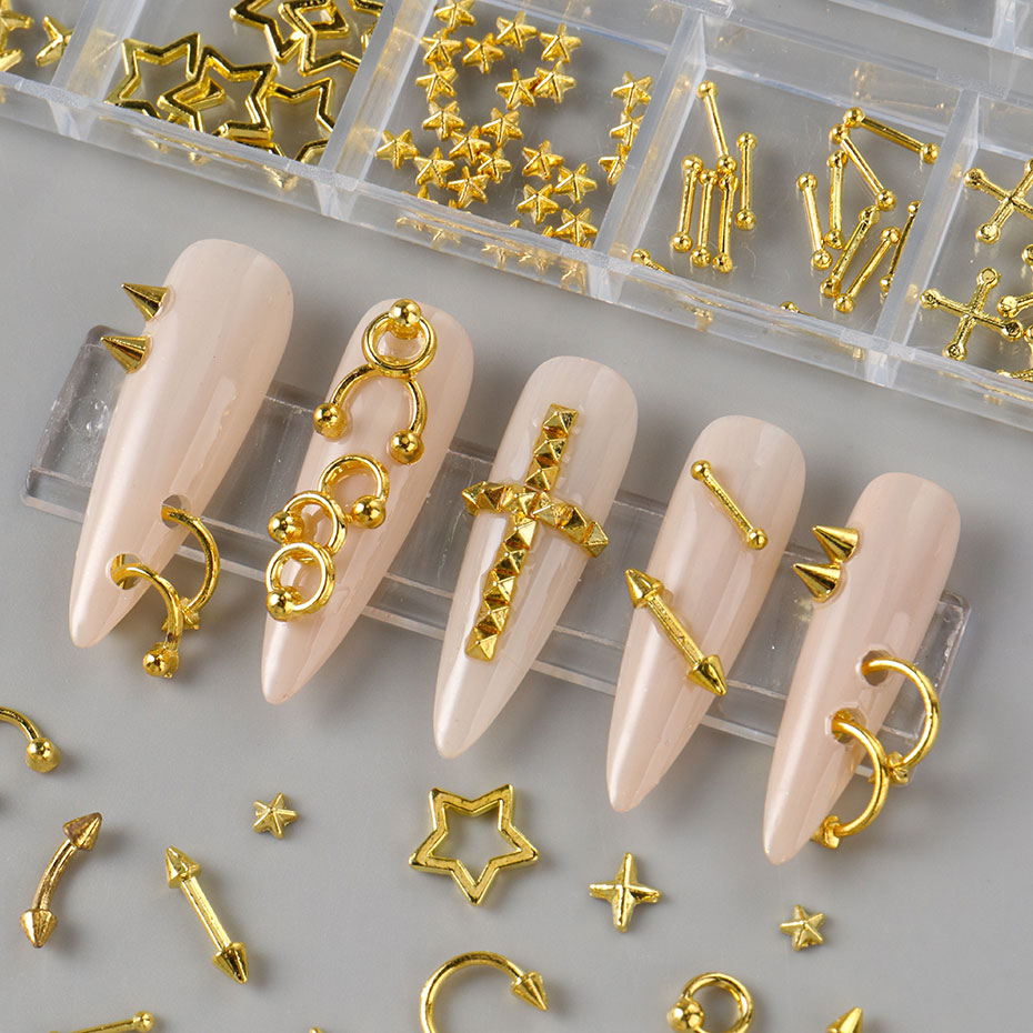 12 Grids Y2K Silvery Golden Pu - Y2K Tech Accessories 评论和价格