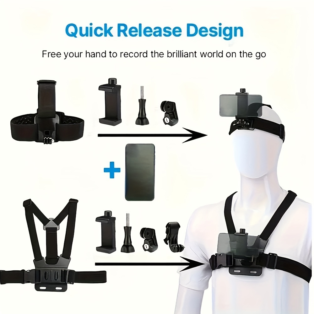 Mobile Phone Head Chest Strap  - Mobile Tech Accessories 评论和价格