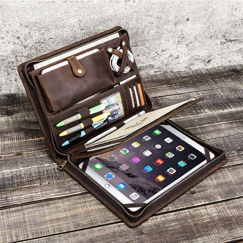 Leather Tablet Storage Bag for - Tech Accessories Tablet 评论和价格