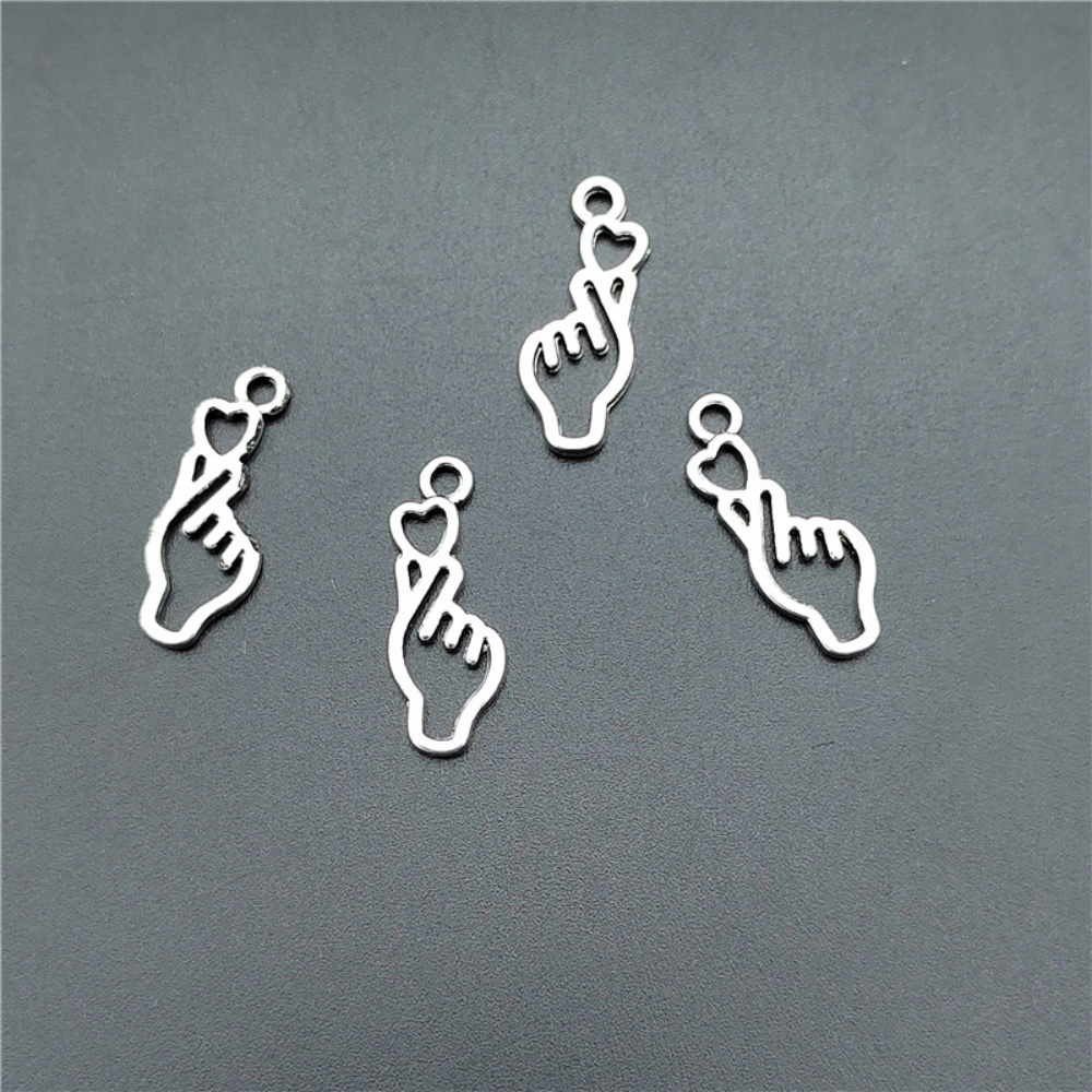 10-100pcs Finger Heart Diy Jew - Y2K Tech Accessories 评论和价格
