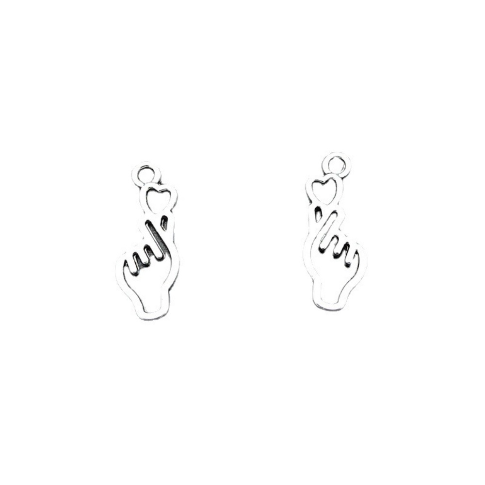 10-100pcs Finger Heart Diy Jew - Y2K Tech Accessories 评论和价格