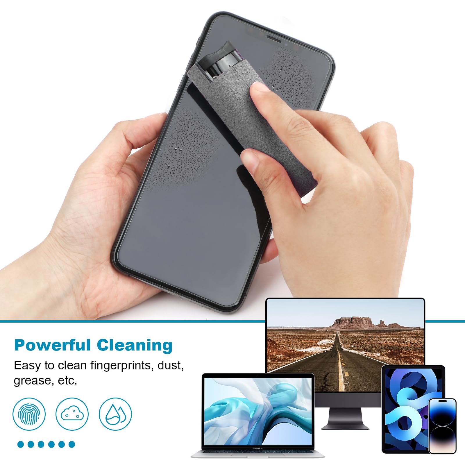 2-in-1 Mobile Phone Screen Spr - Screen Cleaner Spray 评论和价格