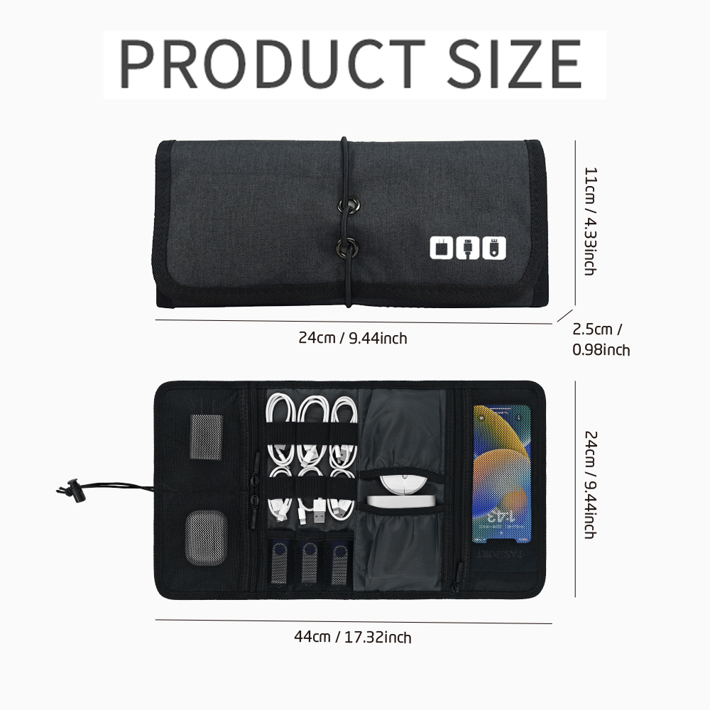 Tech Organizer Bag Cable Stora - Tech Accessories For Home Office 评论和价格