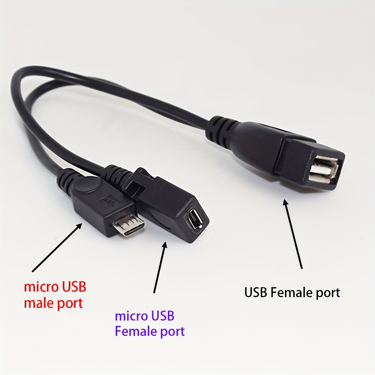 2-in-1 OTG USB to Micro USB Sp - Tech Accessories Tablet 评论和价格