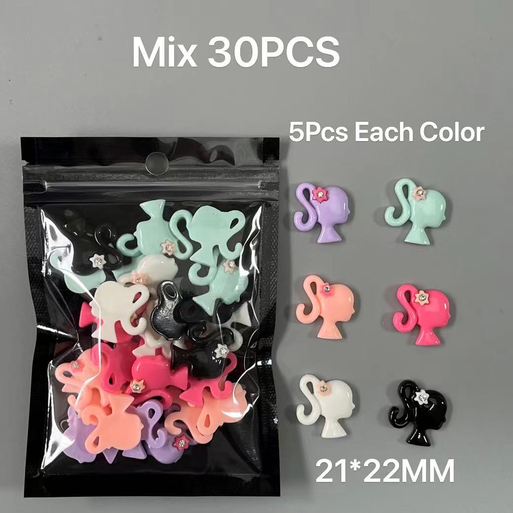 Cute Cartoon Resin Candy Glitt - Y2K Tech Accessories 评论和价格