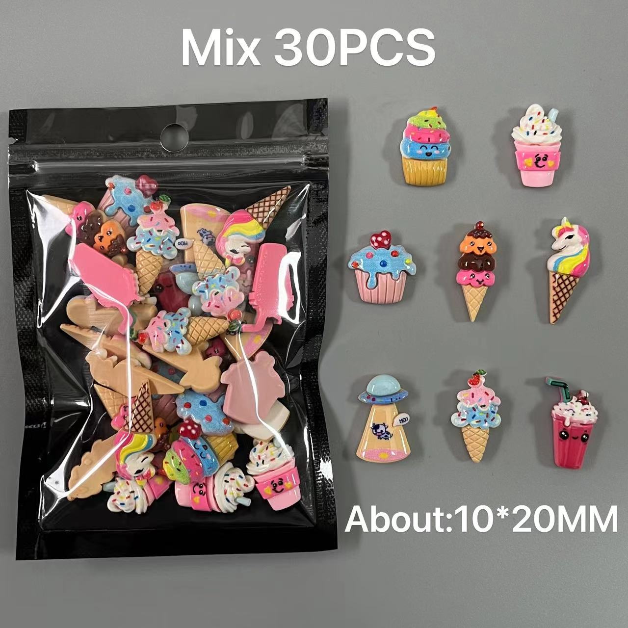 Cute Cartoon Resin Candy Glitt - Y2K Tech Accessories 评论和价格