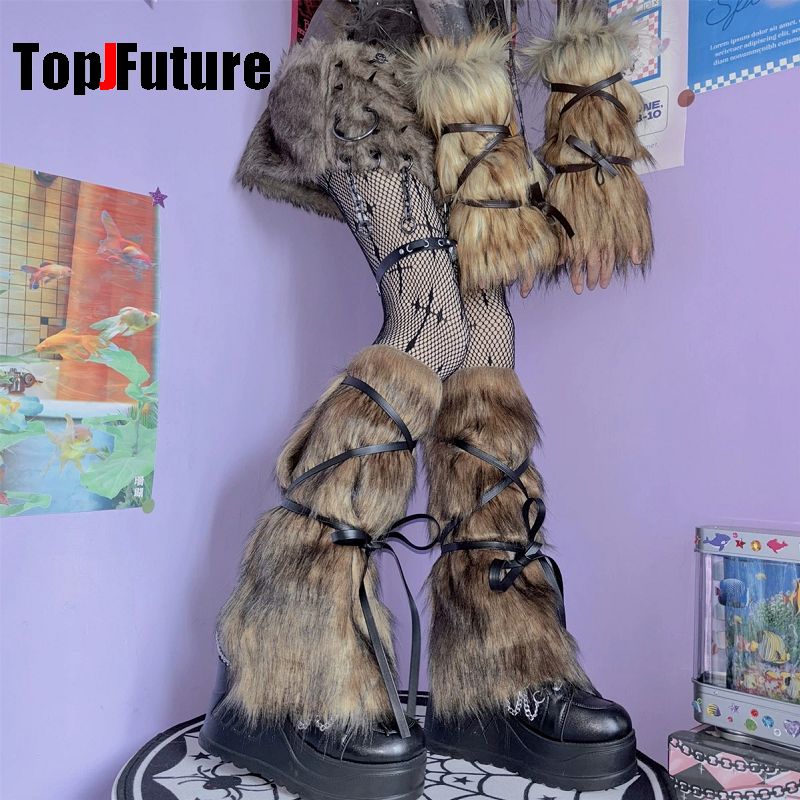 Y2K Hot Girl Subculture Faux F - Y2K Tech Accessories 评论和价格