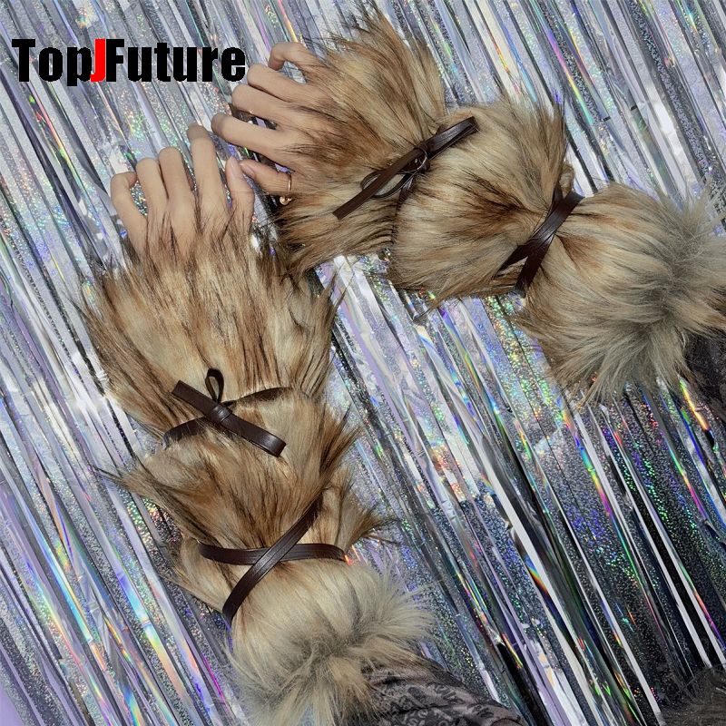 Y2K Hot Girl Subculture Faux F - Y2K Tech Accessories 评论和价格