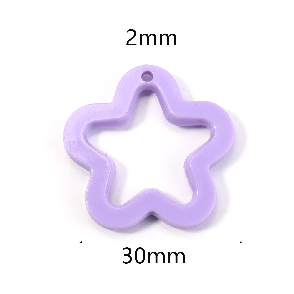 30pcs/lot Colorful Acrylic Sta - Y2K Tech Accessories 评论和价格